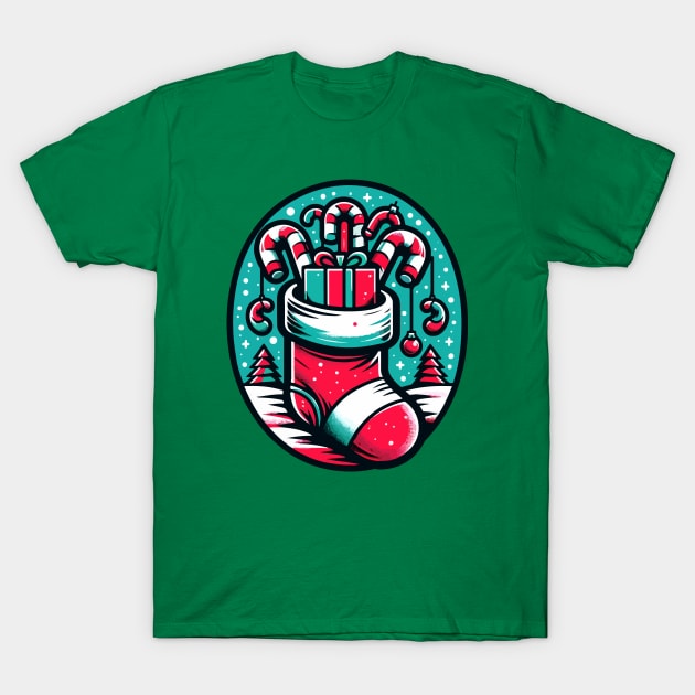 Stocking Stuffers Charm T-Shirt by Spaksu